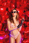 Reversible Bikini Bottoms - Graffiti & Hearts