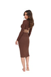 The Rib Edit Tie Top - Chocolate