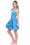 Blue El Burro Mini Dress