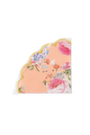 Scalloped Floral Paper Napkins