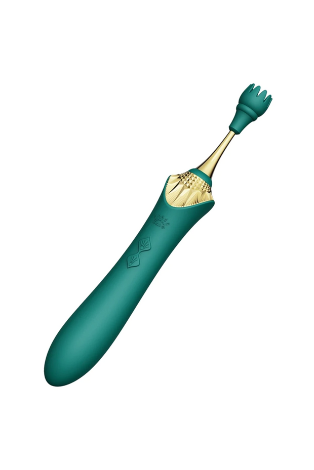 Bess Clitoral Massager - Turquoise Green
