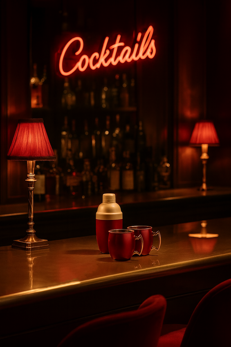 Red Mule Mug & Cocktail Shaker Set