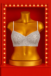 Rhinestone Bustier Top