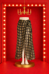 Venezia Wrap Skirt - Black and Gold