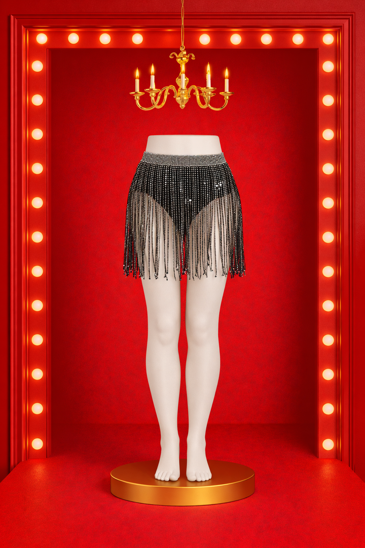 Delicious Jewel Skirt - Black