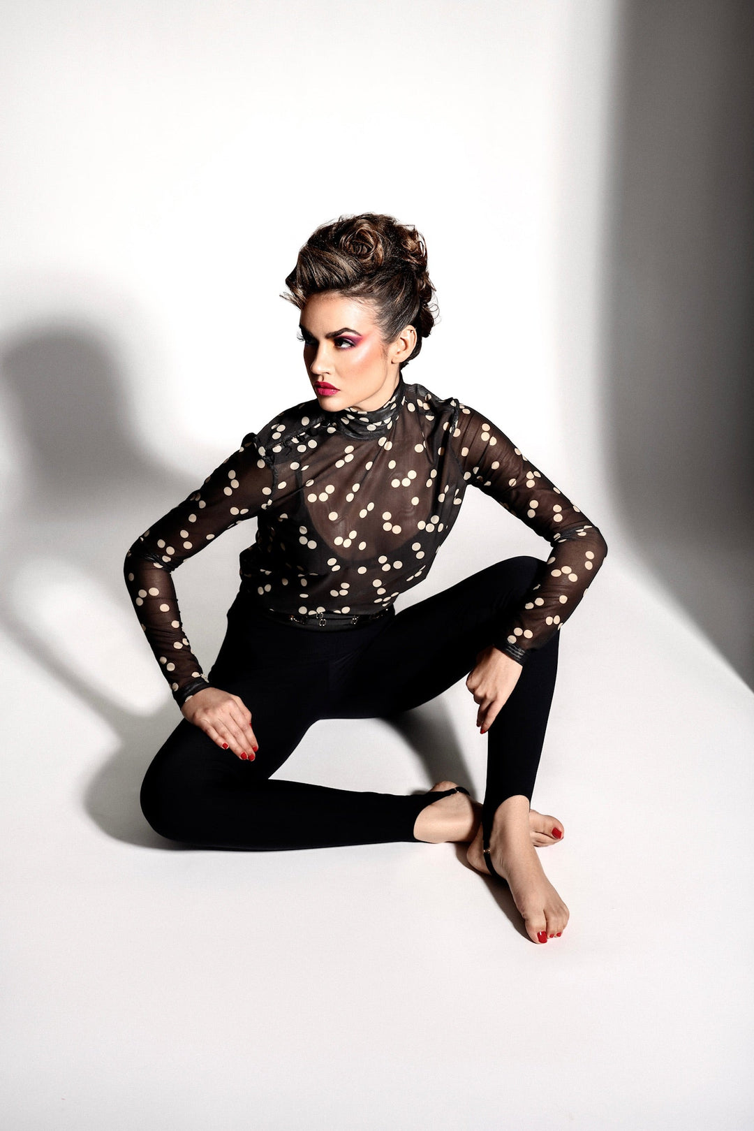 Olivia Polka Dot Top