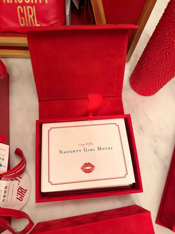 Naughty Girl Red Velvet Photo &amp; Keepsake Box – Small &amp; Medium