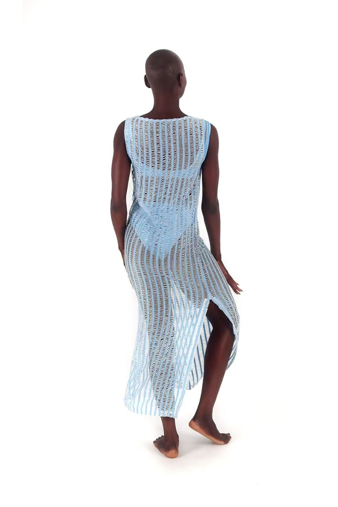 Roma Coverup Dress - Blue