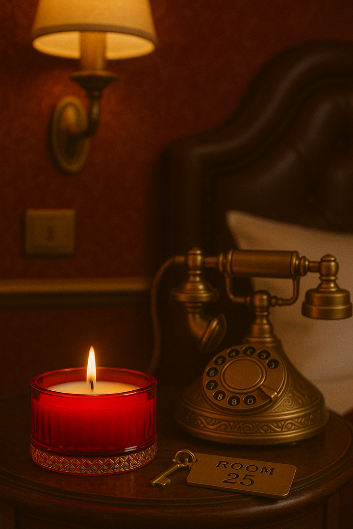 Red Sugar Bowl Candle - Jasmine Scent