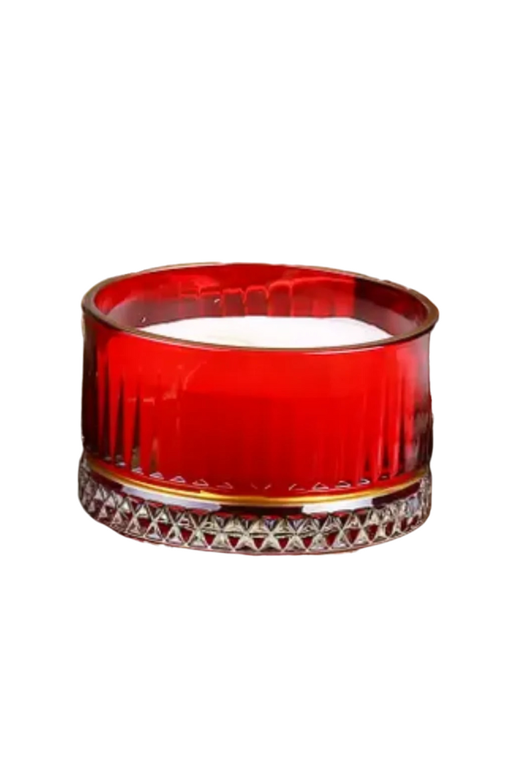 Red Sugar Bowl Candle - Jasmine Scent