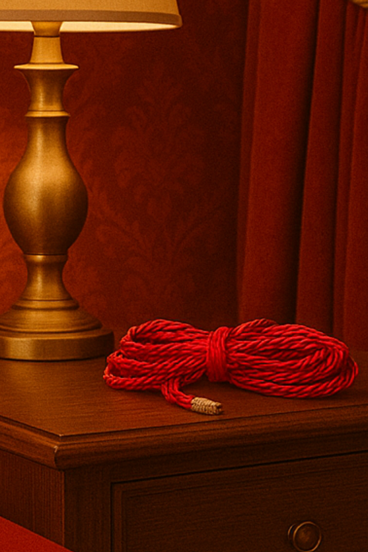 Rouge Crystal Tipped Lasso