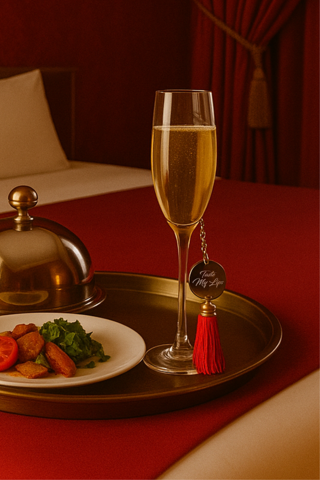 Naughty Girl Champagne Flute