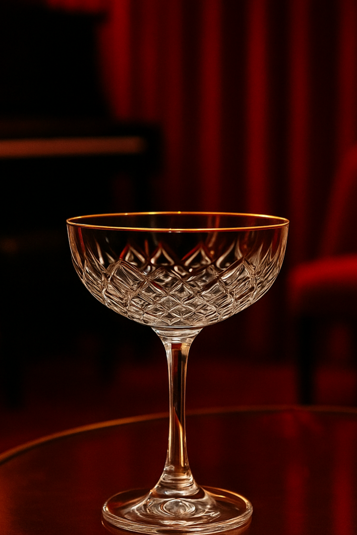 Art Deco Coupe Champagne  Glass
