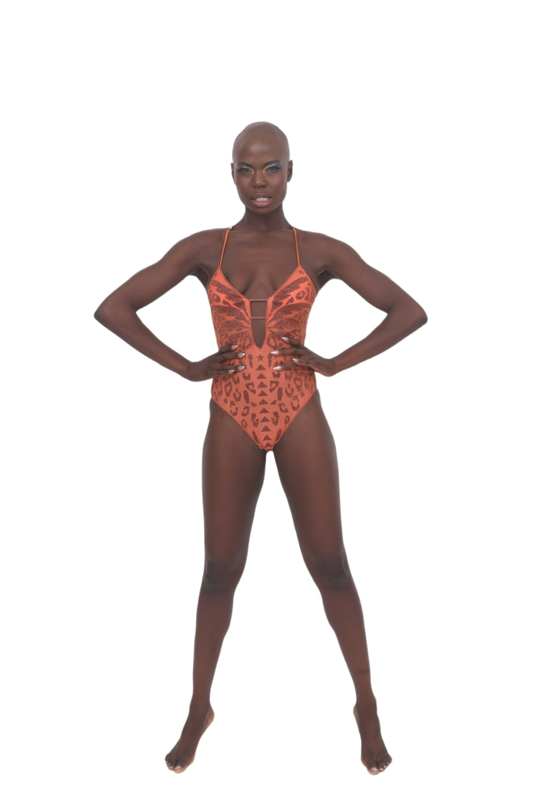 Sparkle Leopard One Piece Swimsuit