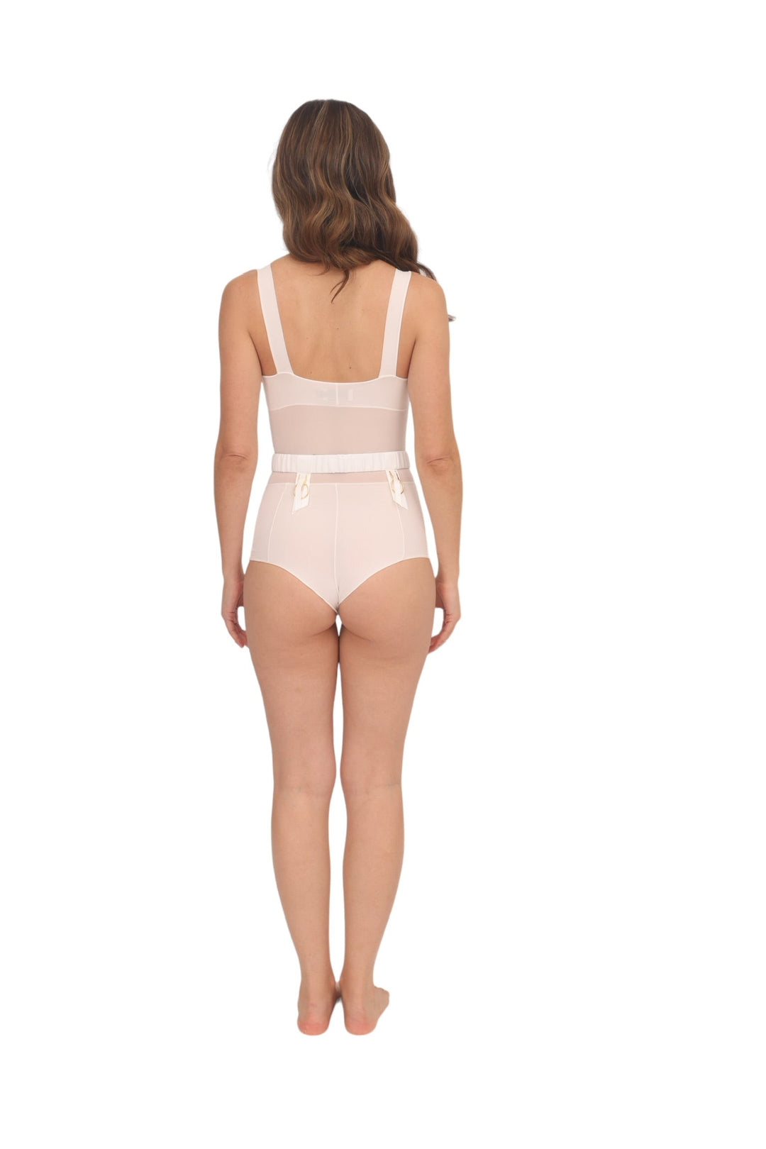 Grid Bodysuit - White