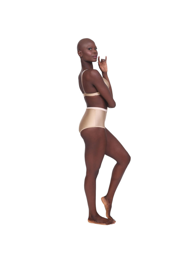 Classic Spandex Bra - Beige