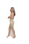 Retro Crystal Dress Full length - Gold