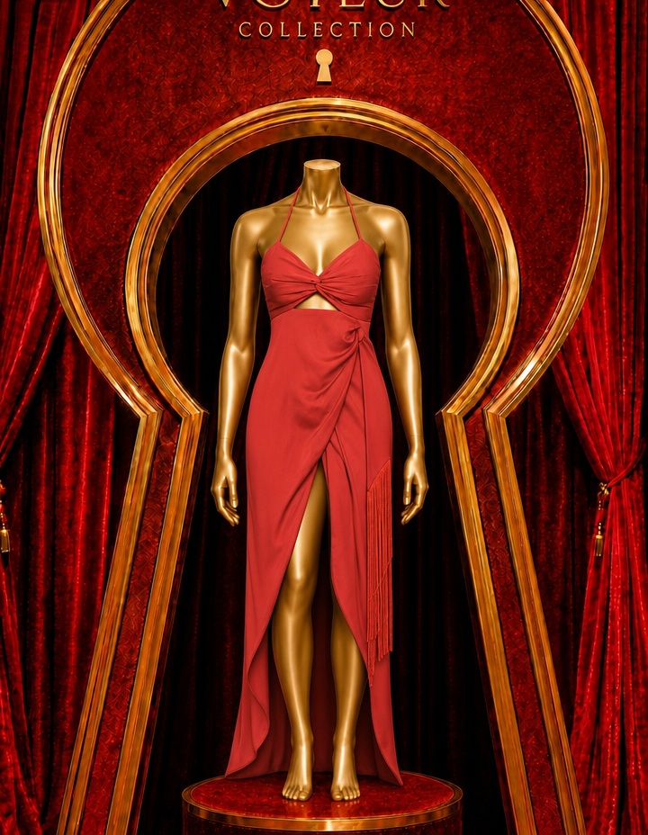 Wine Guadua Dress