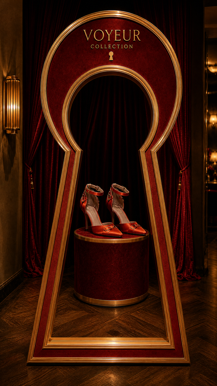 Red Satin Anklets