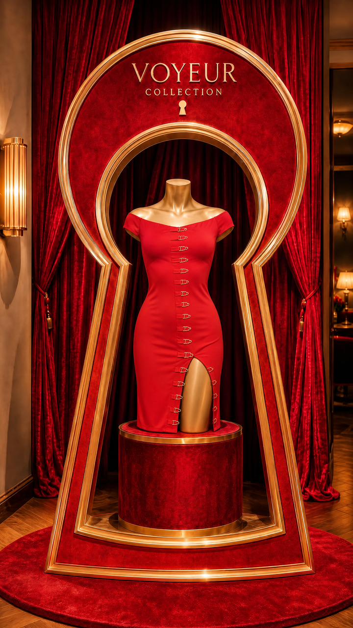 Ivy Bodycon Dress - Red
