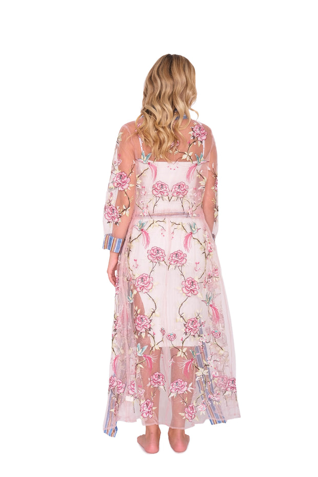 Floral Sheer Coverup Duster