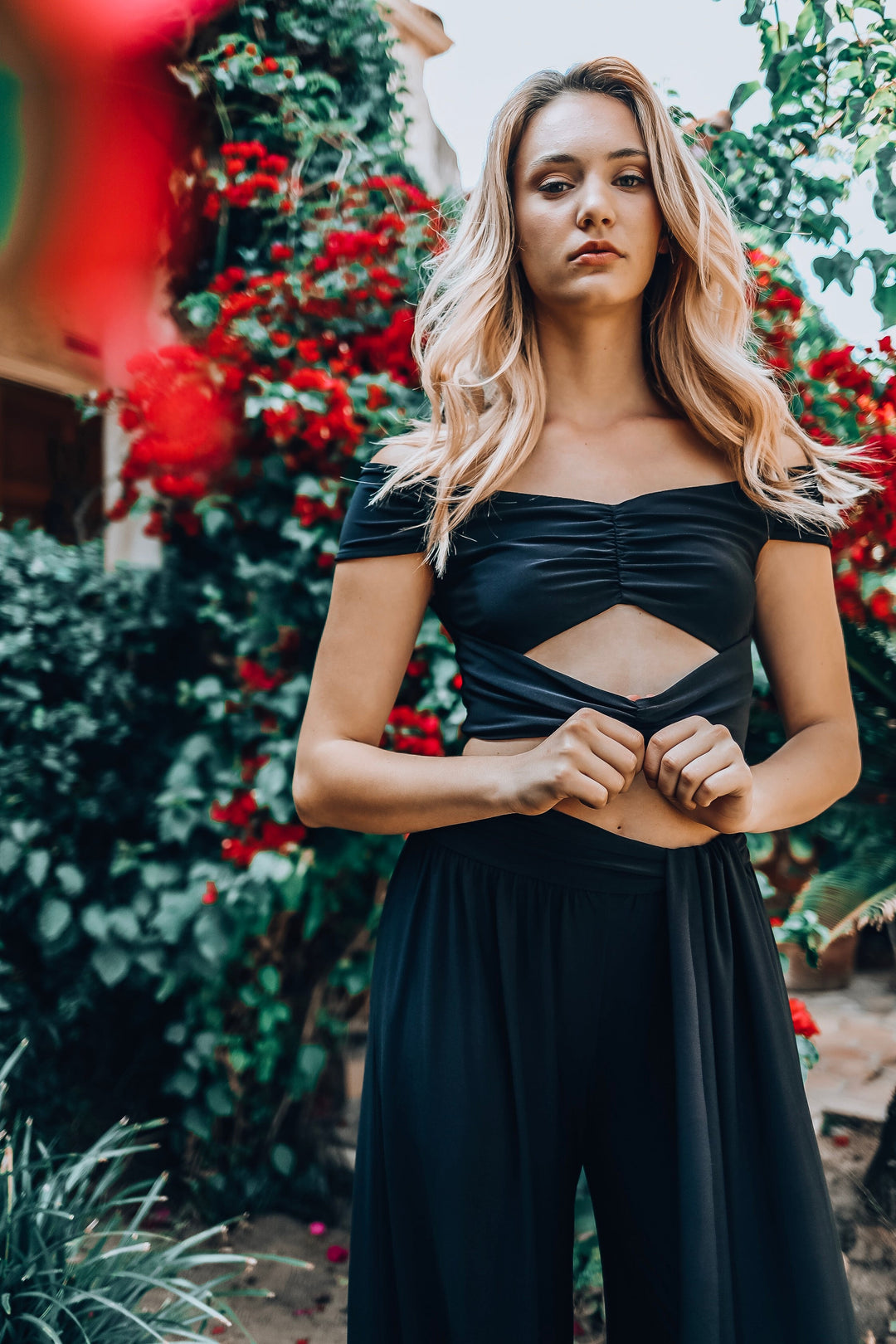 Black Sash Pants