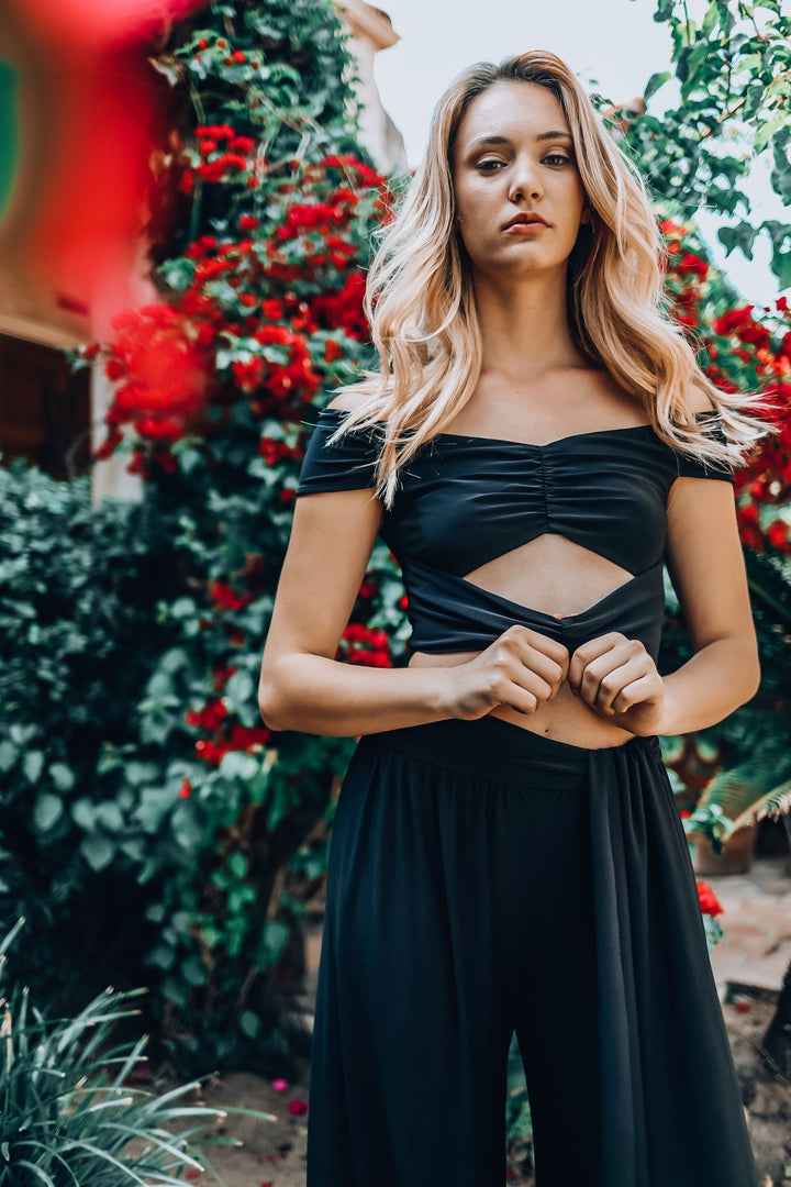 Black Sash Pants
