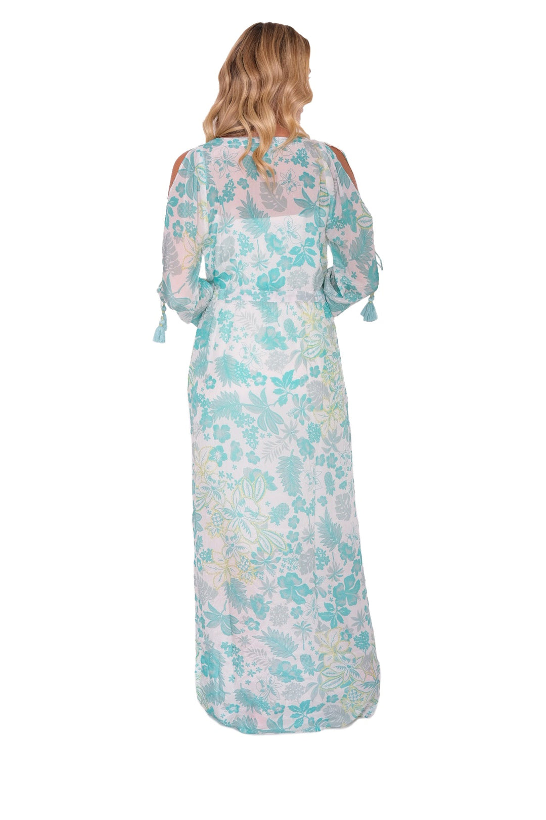 Taj Maxi Cover Up with Tassels