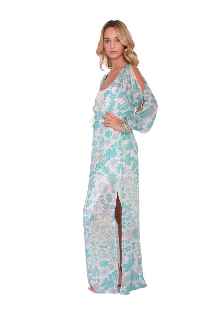 Taj Maxi Cover Up with Tassels