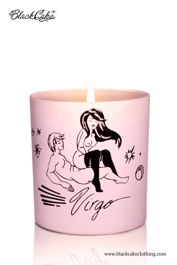Zodiac Massage Candle Virgo, Pomegranate Fragrance