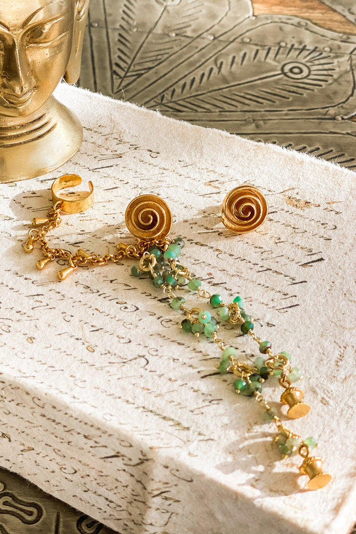 Agate Chain Earcuff