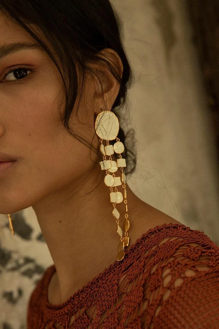 Beige Bazaar Earrings