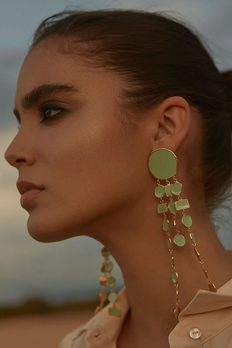 Sea Green Bazaar Earrings