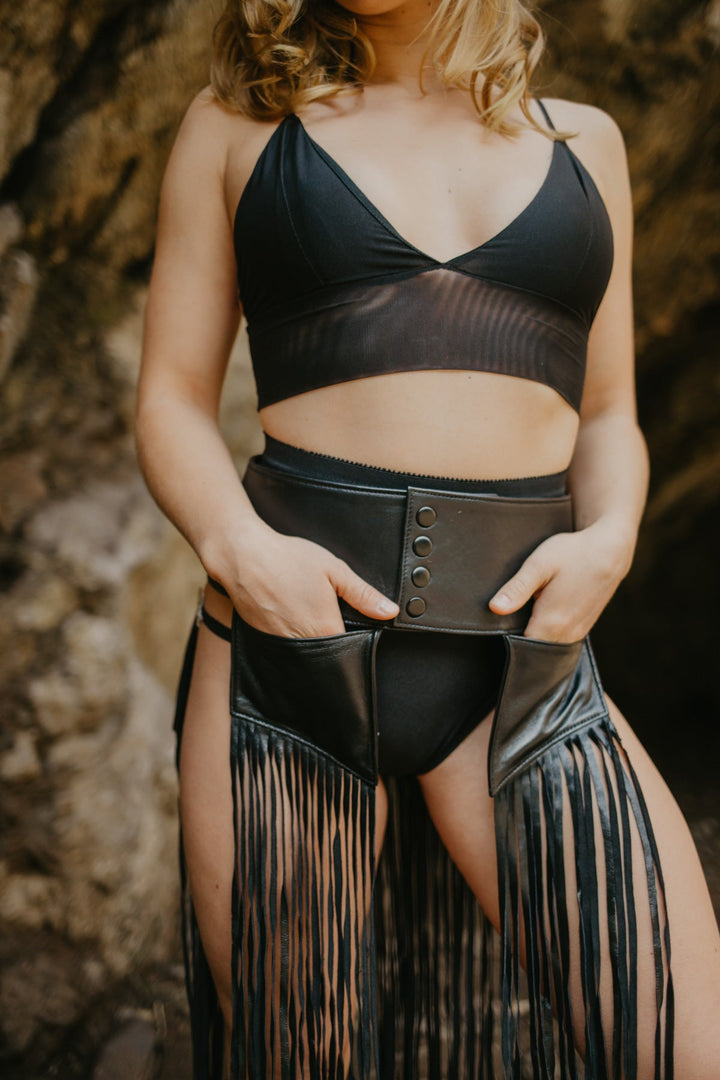 Black Mesh Bralette