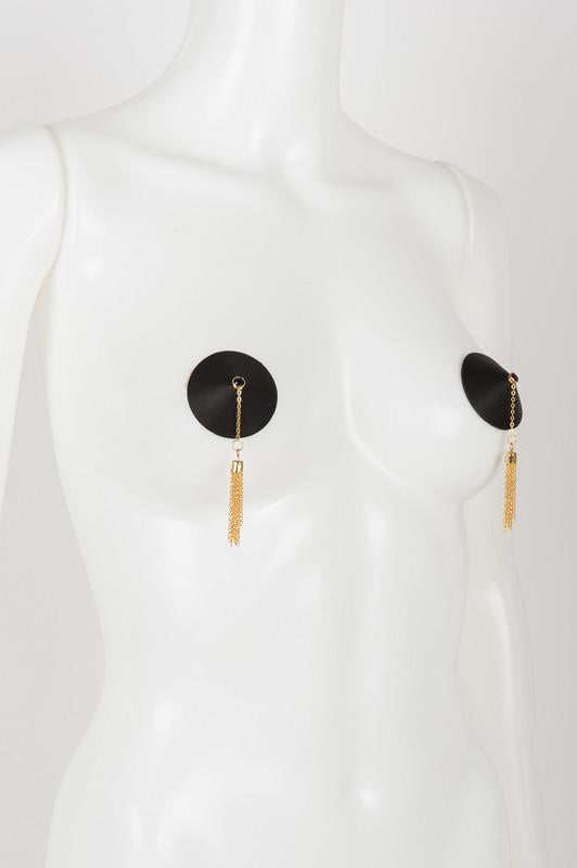 Onyx Chain Tassel Pasties