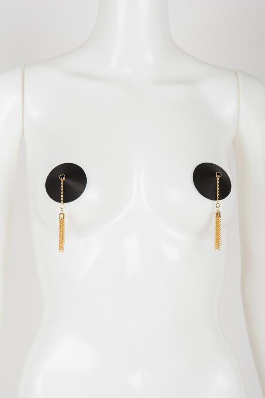 Onyx Chain Tassel Pasties