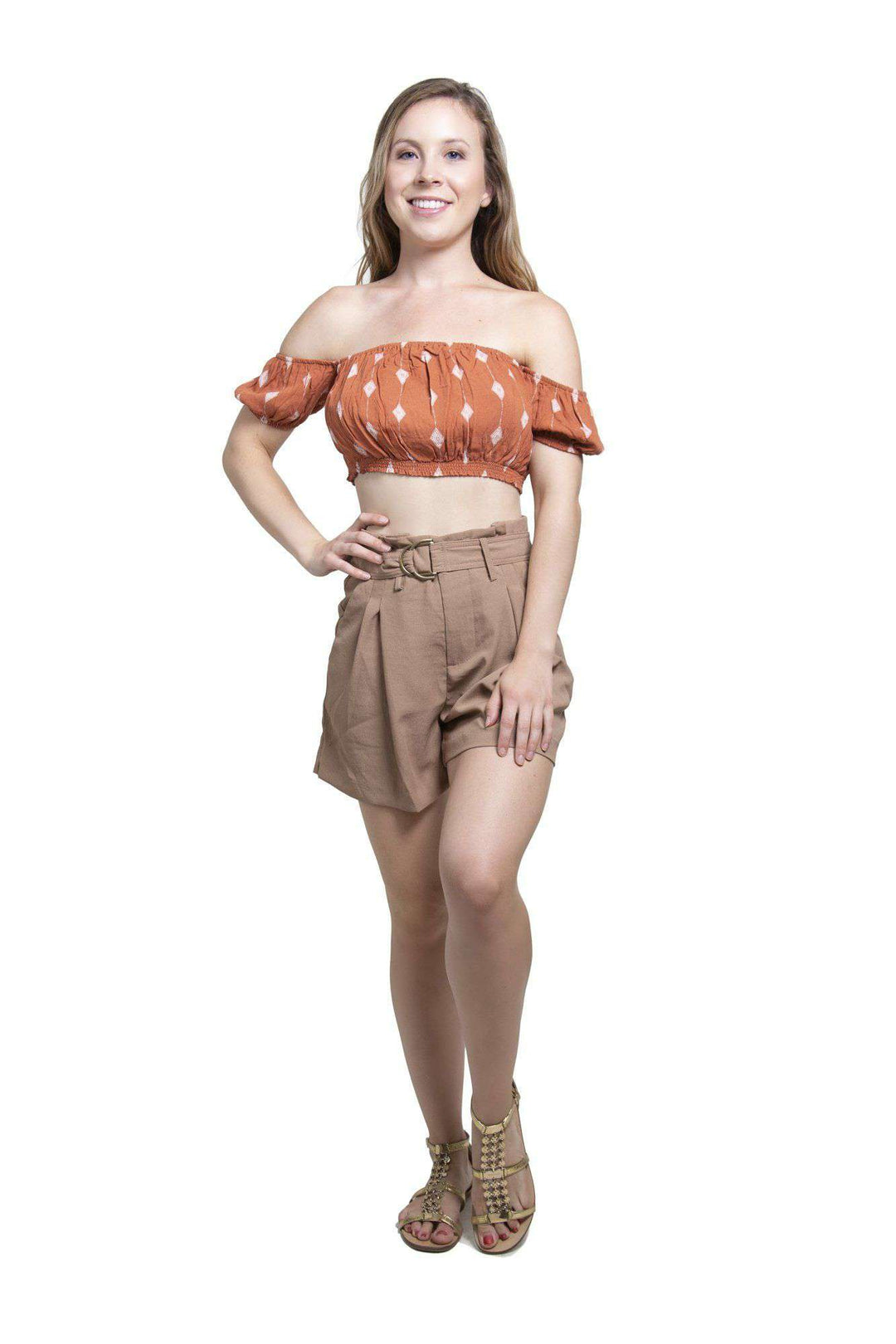 Rust Crop Top