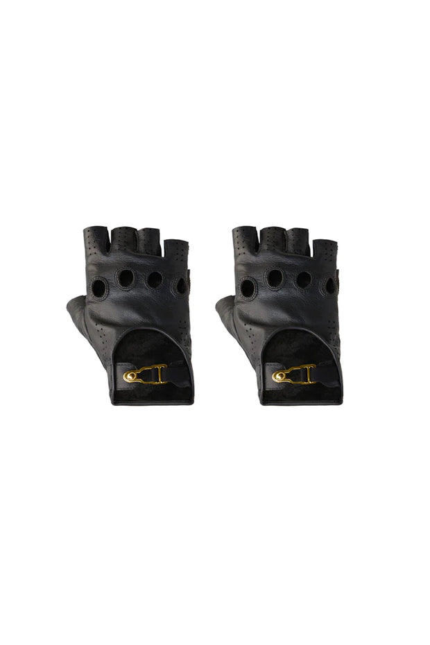 Domestic Leather Gloves - Black