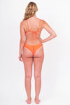 Neon Orange Bikini Top