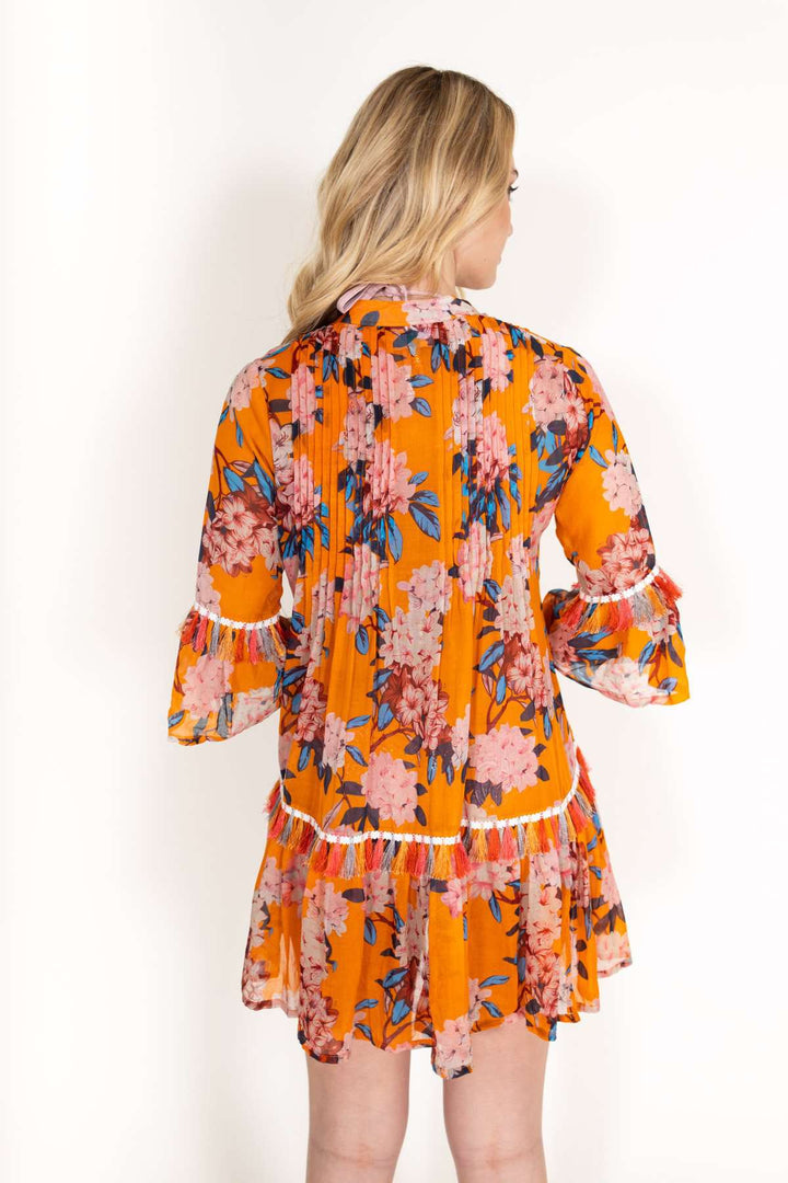 Taj Floral Orange Tunic