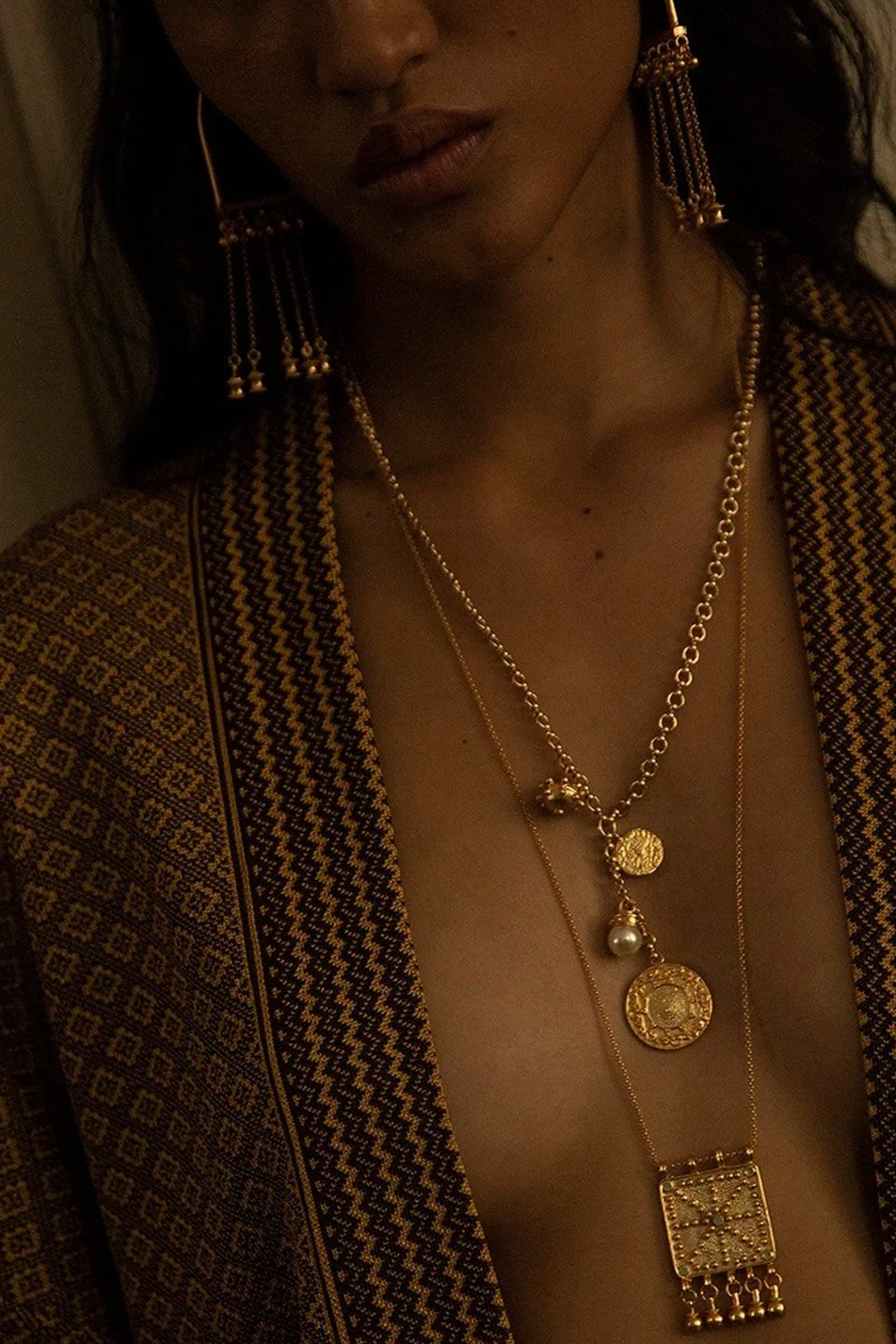 Harasi Necklace Dark Green