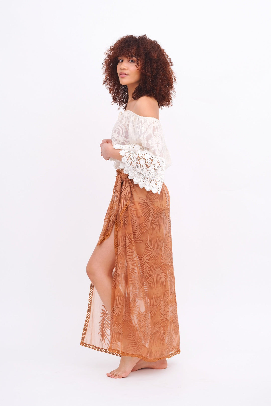Off the Shoulder Lace Top