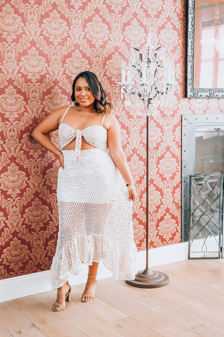 Crochet &amp; Mirror Skirt