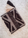 Woven Clutch with Tassels