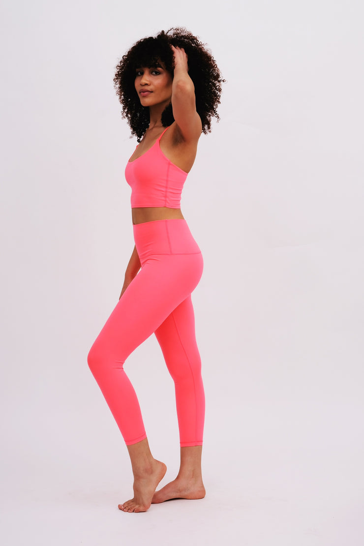Hot Coral Yoga Bottoms