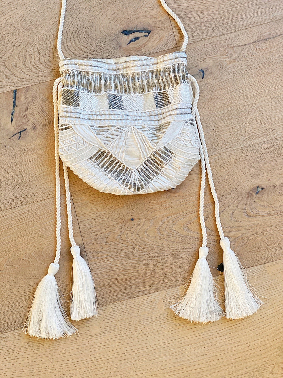 Sequin Fringe Purse