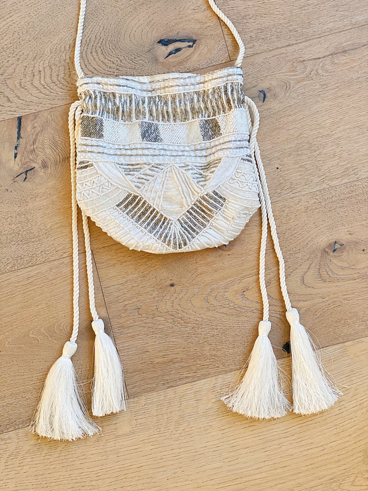 Sequin Fringe Purse