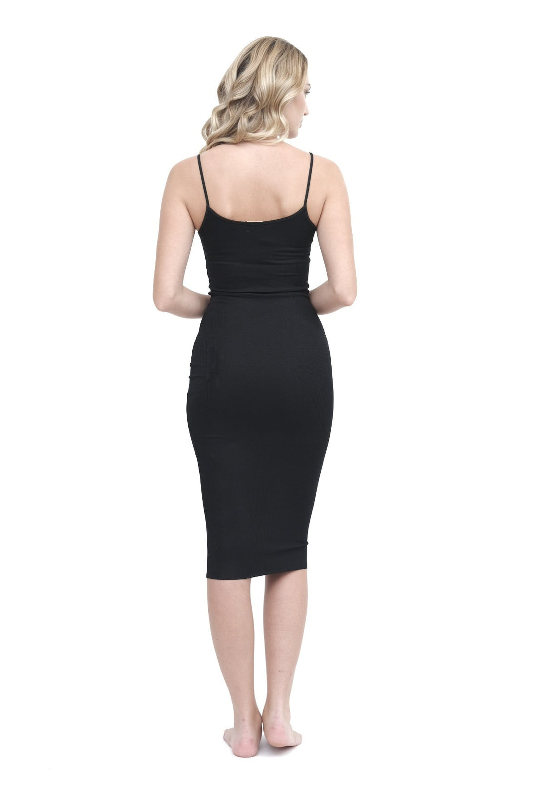 Black Cami Midi Dress