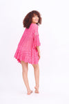 Pink Lace Coverup Dress