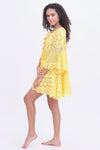 Yellow Lace Coverup Dress